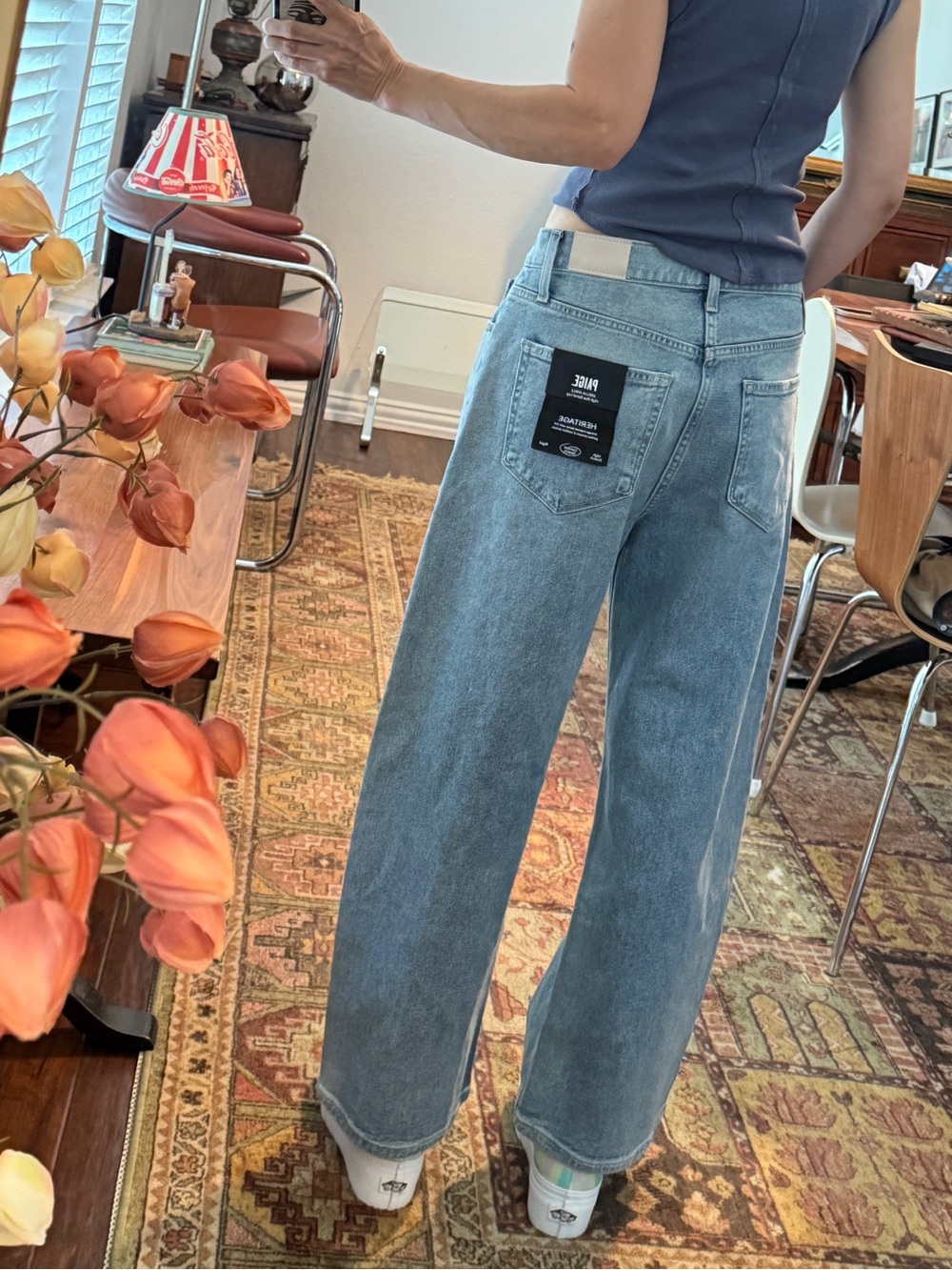 NWT Paige ARELLIA ANKLE High Rise Barrel Leg Women's Jeans Size 28 - Picture 4 of 16